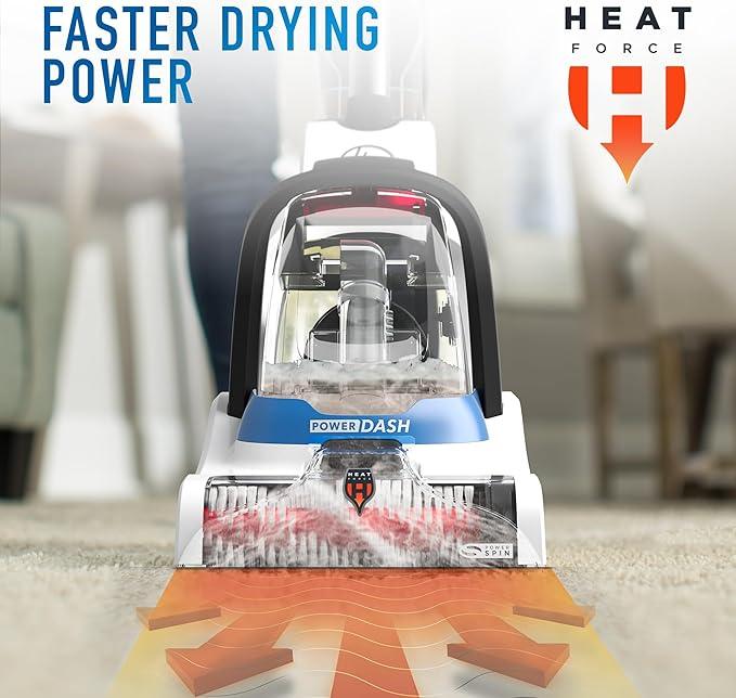 Hoover PowerDash Pet Compact Carpet Cleaner Machine, Lightweight Shampooer Machine, Pair with a Hoover Carpet Cleaner Solution for a Bright, Refreshed Home - NeatNest