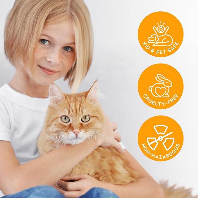Litter Box Magic Cat Litter Deodorizer Jar (Orange Scent, 16 Oz, Pack of 2) - Cat Litter Odor Control Gel In A Jar - Cat Litter Box Pet Air Freshener - Litter Odor Eliminator to Freshen Air - NeatNest
