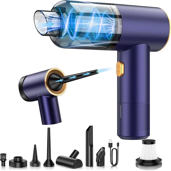 Handheld Car Vacuum Portable Cordless,18000PA High Power Vacuum Cleaner with Brushless Motor.7 in 1 Mini Hand Held Vacuum Rechargeable AirDuster/Blower for Car,Home,Ofice,Pet - NeatNest