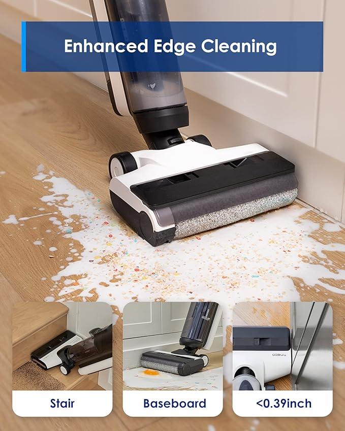 Tineco Smart Wet Dry Vacuum Cleaners, Floor Cleaner Mop 2-in-1 Cordless Vacuum for Multi-Surface, Lightweight and Handheld, Floor ONE S5 Combo - NeatNest