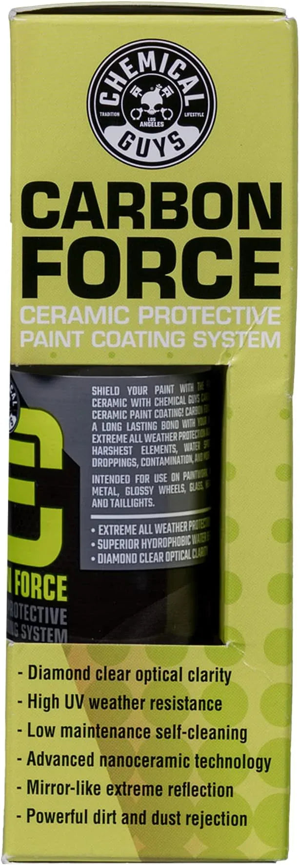 Chemical Guys Carbon Force Ceramic Protective Paint Coating System, Professional-Grade Protection, Gloss and Durability, Ceramic Coating Kit with 3 Microsuede Applicators, 1 fl oz - NeatNest