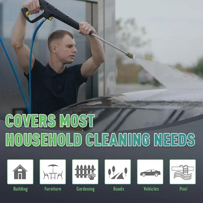 Pressure Washer Power Washer with Touch Screen and Foam Cannon, 5000PSIIMAX, High Pressure Cleaning Machine for Cars, Fences, Patios, Decks and Driveway - NeatNest