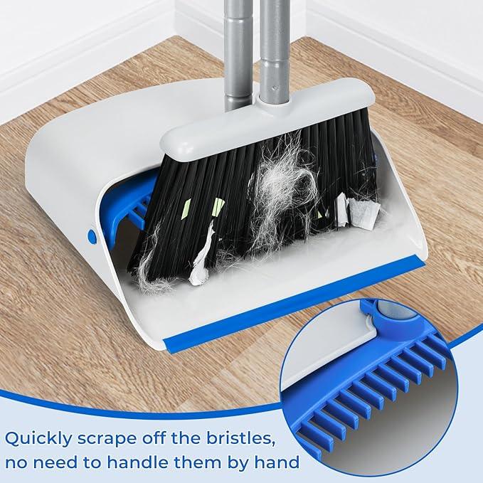 Broom with Dustpan Combo Set, Dustpans Stand Up - NeatNest