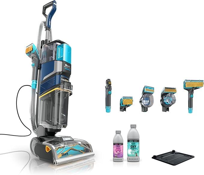 Shark Carpet Xpert Hair Pro with Stain Striker Upright Carpet, Area Rug & Upholstery Cleaner, Carpet Shampooer, 5 Tools, Navy, EX304 - NeatNest