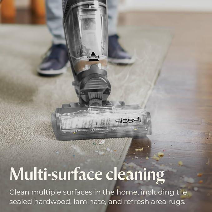 BISSELL® CrossWave® HydroSteam™ Deluxe Wet Dry Vac, Multi-Purpose Vacuum, Wash, and Steam, Formula Included, Green, 3515G - NeatNest