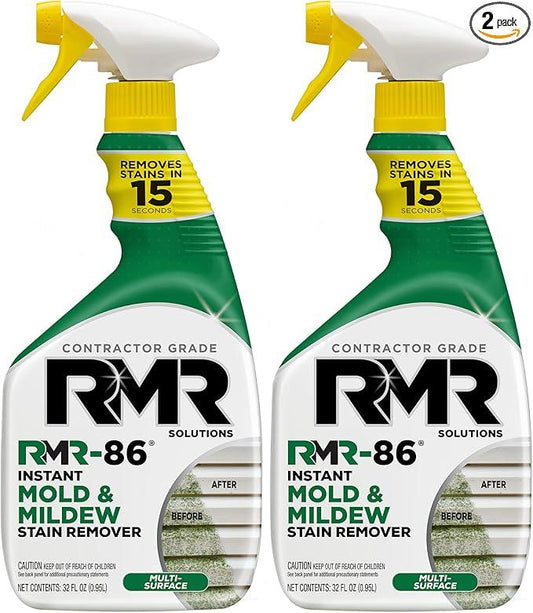 RMR-86 Instant Mold and Mildew Stain Remover Spray - Scrub Free Formula, 2 Pack - 32 oz - NeatNest