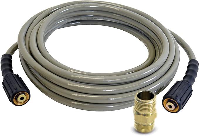 Simpson Cleaning 40225 Morflex Series 3700 PSI Pressure Washer Hose, Cold Water Use, 5/16 Inch Inner Diameter, 25 Feet, Natural - NeatNest