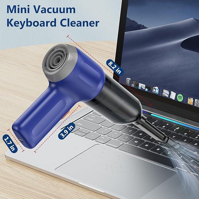 Fanisic Car Vacuum Handheld Vacuum Cleaner/Air Duster, 15000PA Strong Suction with Brushless Motor, Rechargeable Dust Buster/Hand Pump Low Noise for Car Detailing Home Office Cleaning - NeatNest