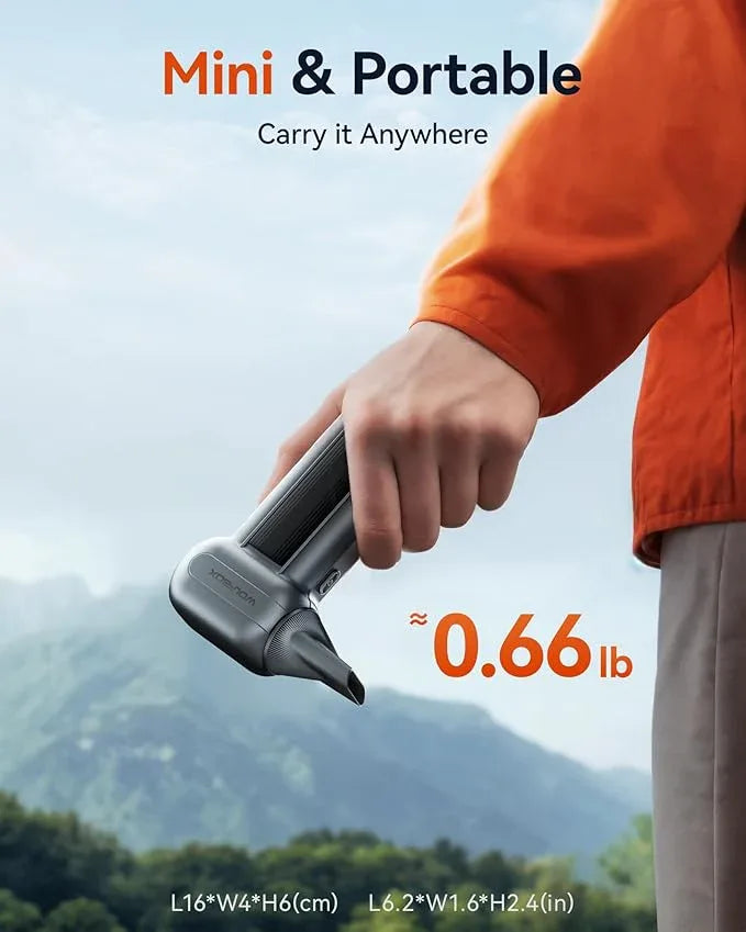 WOLFBOX MF100 Electric Air Duster-150000RPM Super Power Cordless Air Duster, Rechargeable Brushless Motor Durable Blower, 3-Gear Adjustable Dust Blower for Computer, Keyboard, Outdoor, House and Car - NeatNest