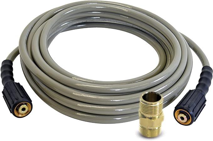 Simpson Cleaning 40226 Morflex Series 3700 PSI Pressure Washer Hose, Cold Water Use, 5/16 Inch Inner Diameter, 50 Feet, Natural - NeatNest