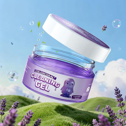 ColorCoral Car Cleaning Gel Reusable（Lavender Scent,Purple） - Dust Cleaning Putty Keyboard Slime for Car Interior Air Vent Cleaner, Auto Detailing Tools Accessories, Dust Remover Gifts for Men Women - NeatNest