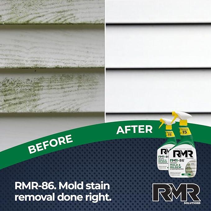 RMR-86 Instant Mold and Mildew Stain Remover Spray - Scrub Free Formula, 2 Pack - 32 oz - NeatNest