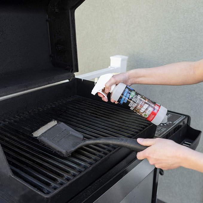 Absolutely Clean IT JUST WORKS GREAT as Grill Cleaner Spray! - Professional Strength, Natural Enzyme Formula - Fast Acting, Fume Free - USA Made (16oz Spray Bottle) - NeatNest