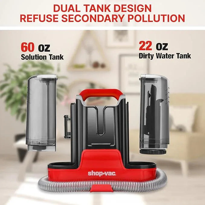 Shop-Vac Portable Carpet and Upholstery Cleaner Machine, Powerful Spot Cleaner for Pet Stains, Sofa, Rug, Mattress, Curtain and Window, Lightweight with One Cleaner Solutions - NeatNest