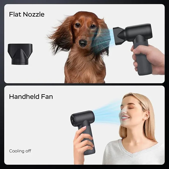 Compressed Air Duster,180000RPM Electric Duster Air Blower,Cordless Rechargeable Mini Dust Blower,3 Gear Jet Fan for PC Keyboard Computer Car Outdoor House Cleaning-Black - NeatNest