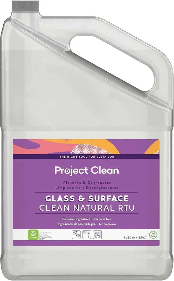 Commercial Industrial Glass & Surface Clean, Non-Toxic Biodegradable Multi-Surface Cleaner Solution, ECOLOGO Certified (4) - NeatNest