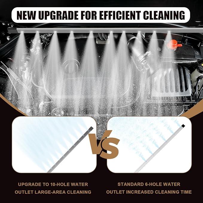 39" Radiator Cleaning Wand for Car/Truck - 4500 PSI Power Washer Tool w/ 180° Swivel & Punched Nozzle, Stainless Steel Flusher Eliminates Debris in Seconds (Fits Power Washer) - NeatNest