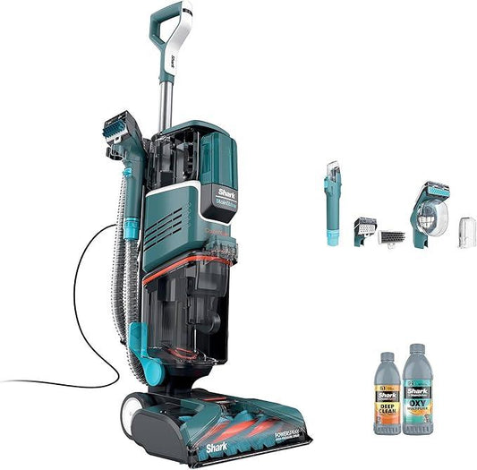 Shark R-EX205 CarpetXpert Carpet, Area Rug & Upholstery Cleaner with StainStriker, Built-in Spot & Stain Cleaner, Teal - Certified , EX200 Series (Renewed) - NeatNest