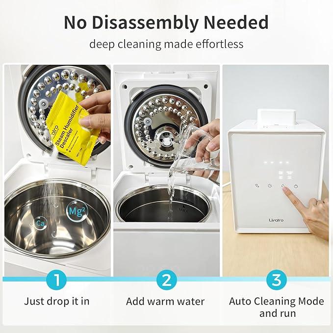 Citric Acid Cleaning – 30 Individually Wrapped Descalers for Humidifiers, Kettles & Distillers | Powerful Anti‑Limescale, Moisture‑Resistant & Eco‑Friendly - NeatNest