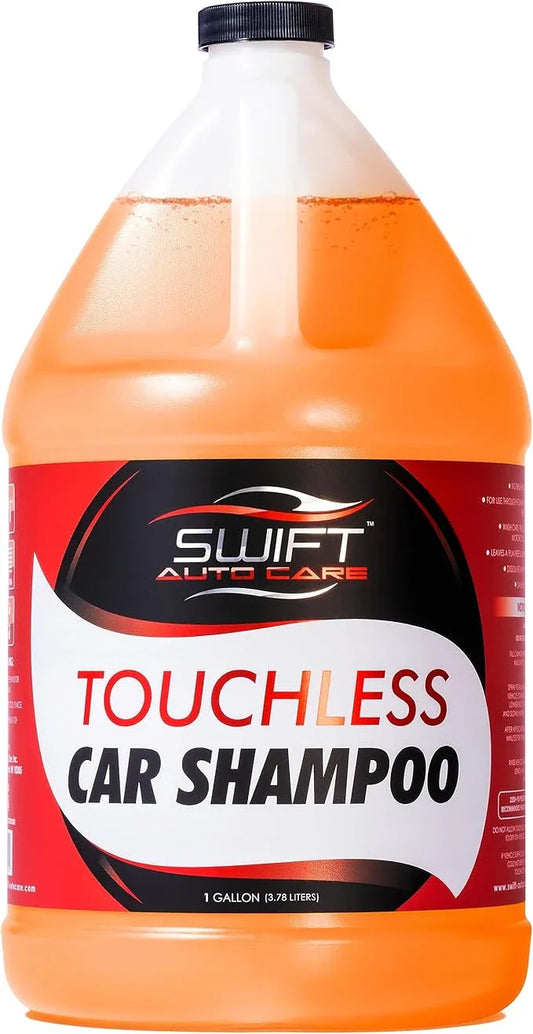 Swift Touchless Car Wash Shampoo (1 Gallon) - No Brushing Required, High Foaming Car Soap, Heavy Duty, Auto Detergent for Foam Cannon, Works on Cars, Trucks, RVs, Upholstery & More! - NeatNest