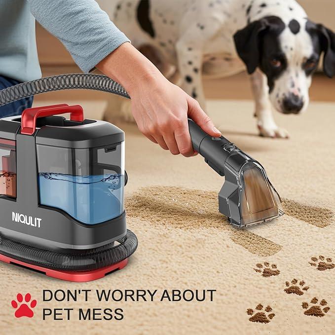 Portable Spot Cleaner Machine for Carpet and Upholstery, 15Kpa Powerful Suction for Pet Stain, Couche & Car, Spot Cleaner for Area Rug, Stair and Furniture - NeatNest