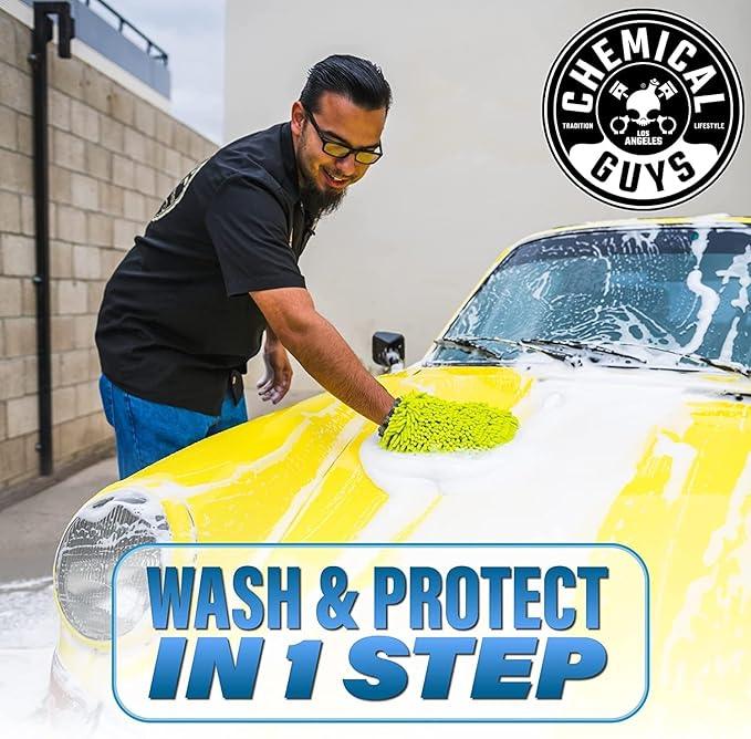 Chemical Guys CWS2121602 HydroSuds Ceramic SiO2 Shine High Foaming Car Wash Soap (Works with Foam Cannons, Foam Guns or Bucket Washes) For Cars, Trucks, SUVs, RVs & More, 16 fl oz, Berry Scent, 2 Pack - NeatNest