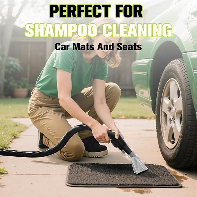 Extractor Vacuum Car Detailing, 4 Gallon Car shampooer Interior Cleaner, 5.5 Peak HP Wet Dry Upholstery Shampoo Vacuum Cleaner, 3 in 1 Carpet Extractor for Home/Shop (YDWM4-S) - NeatNest