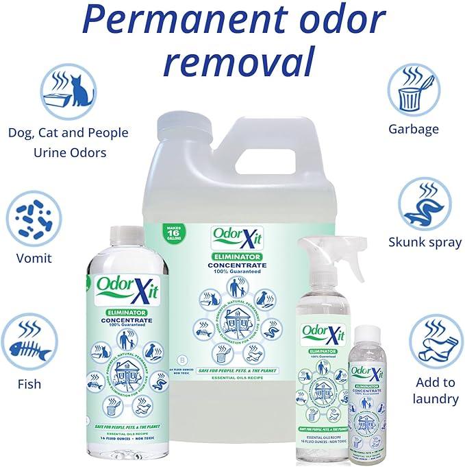 Concentrated Pet Urine Odor Eliminator, Ideal for Cat, Dog Poo and Urine Smell, Versatile & Natural Odor Neutralizer for Home and Outdoor Use, Deodorizer & Absorber, Concentrate, 4oz - NeatNest