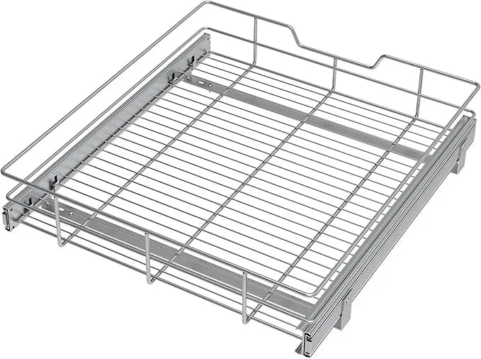 Pull Out Cabinet Organizer 20" W X 17" D, Slide Out Drawers For Kitchen Cabinets, Pull Out Drawers For Cabinets Capacity Heavy Duty Caddy, Cabinet Pull Out Shelves Chrome-Plated, Bathroom Pantry - NeatNest