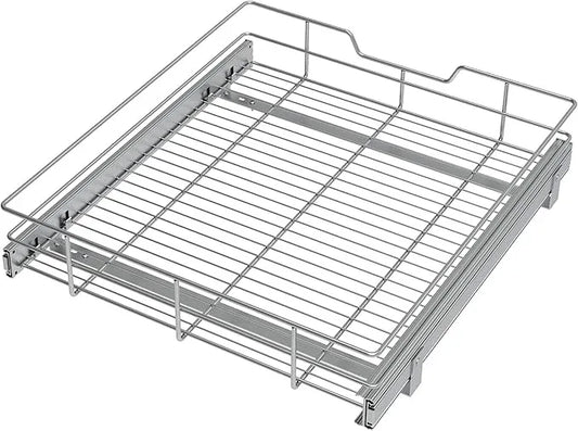 Pull Out Cabinet Organizer 20" W X 17" D, Slide Out Drawers For Kitchen Cabinets, Pull Out Drawers For Cabinets Capacity Heavy Duty Caddy, Cabinet Pull Out Shelves Chrome-Plated, Bathroom Pantry - NeatNest