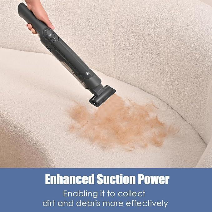 Handheld Vacuum Cordless, Super Lightweight 1.4lb with Powerful Suction, Charging Dock, Single Touch Empty and Detachable Dust Cup, Portable Mini Car Vac for Home Pet Car - NeatNest