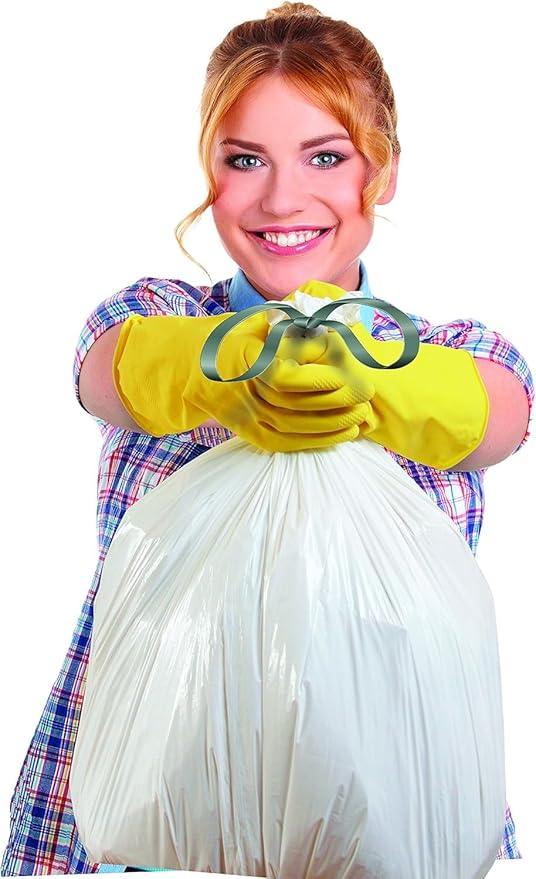 Ultrasac 13 Gallon 1.1 MIL White Drawstring Trash Bags - 19.25" x 28.5" - Pack of 320 - Fits simplehuman H - NeatNest