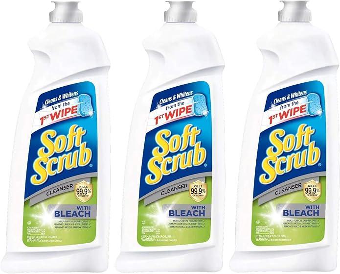 Soft Scrub Cleanser with Bleach, 36 Fluid Ounce (Pack of 3) - NeatNest