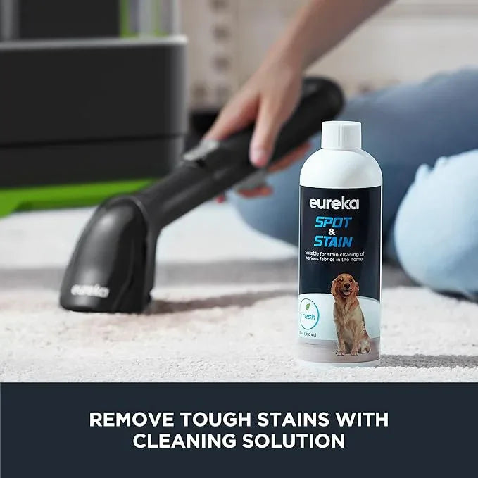 EUREKA Portable Carpet and Upholstery Cleaner, Spot Cleaner for Pets, Stain Remover for Carpet, Area Rugs, Upholstery, Coaches and Car, 50.7oz Large Water Tank, NEY101GR with Cleaning Formula, Green - NeatNest