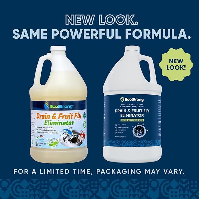 Fruit Fly Drain Treatment | Drain Fly Eliminator | All-Natural, Eliminates Gnats, Sewer Flies and More - Works in All Drains - 1 Gallon - NeatNest