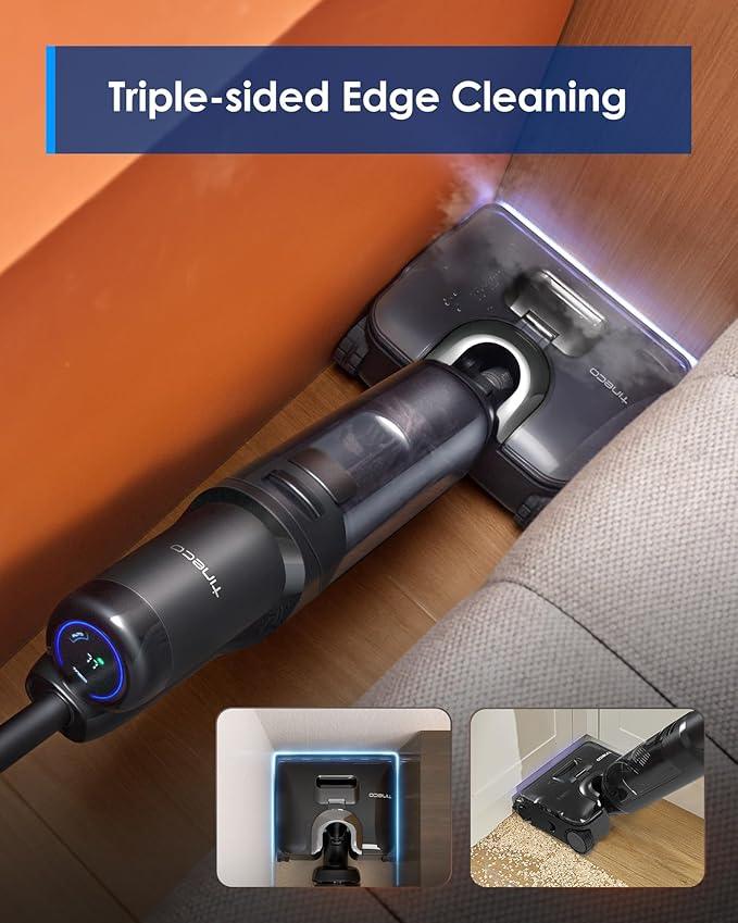 Tineco Floor One S7 Stretch Steam Cordless Wet Dry Vacuum Steam Mop All-in-One, 320℉ HyperSteam, 180° Lay-Flat, Anti-Tangle Design, FlashDry Self-Cleaning, Up to 75 Min Runtime - NeatNest
