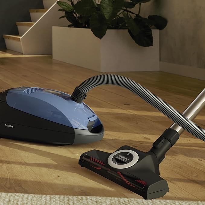Miele Classic C1 Turbo Team Bagged Canister Vacuum, Tech Blue - Portable, Household - NeatNest