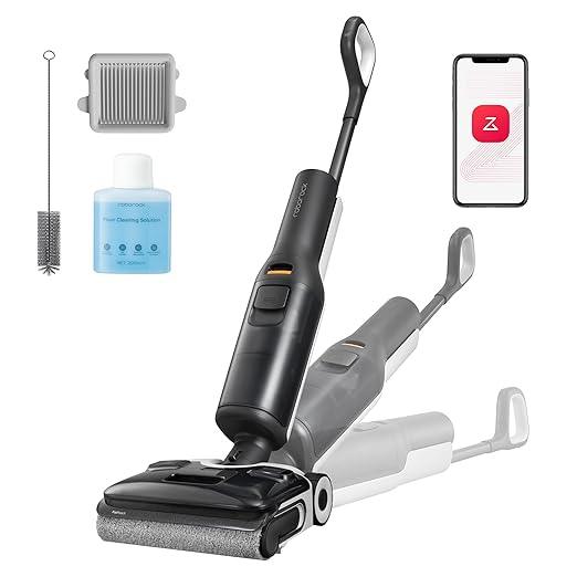 roborock F25 ACE Wet Dry Vacuum Cleaner, Cordless Vacuum Mop All in One for Hard Floor, 20000Pa Hardwood Floor Cleaner with Zero Tangle, 194°F Hot Air Flash Drying Electric Mop, 180° Lie Flat, WiFi - NeatNest