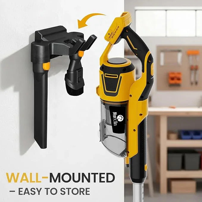 190W Brushless Cordless Vacuum Cleaner Compatible with DeWalt 20V Battery (Tool Only), 20KPa Portable 5-in-1 Lightweight Stick Handheld Vacuum with HEPA Filter for Car Home Carpet Hardfloor Pet Hair - NeatNest
