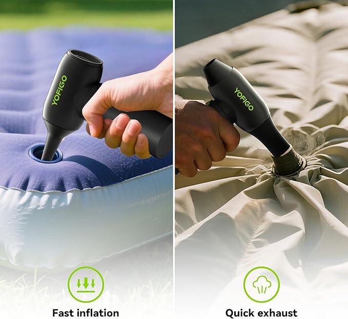 Compressed Air Duster, YOFIGO Electric Air Duster PC & Keyboard Cleaning Kit, 150000RPM Rechargeable 4-Speed Dust Mover for Car, Mini Metal Handheld Air Blower Replaces Compressed Air Can - NeatNest
