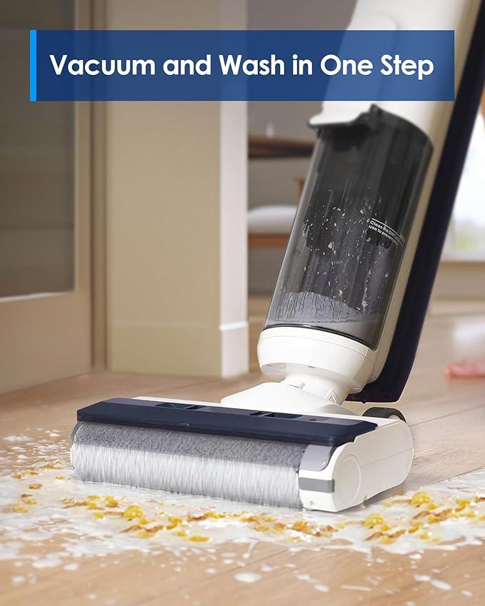 Tineco iFLOOR 5 Breeze Complete Wet Dry Vacuum Cordless Floor Washer, One-Step Cleaning for Hard Floors, Edge Clean, Auto Self-Cleaning, Lightweight & Cordless Design - NeatNest