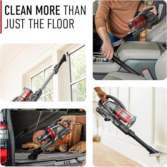 Hoover ONEPWR WindTunnel Emerge Pet Cordless Stick Vacuum Cleaner, Lightweight Stick Vac, Powerful and Quiet Cleaning, Self Standing, No Wall Mount Required, Cordless Vacuum Cleaners for Home Use - NeatNest
