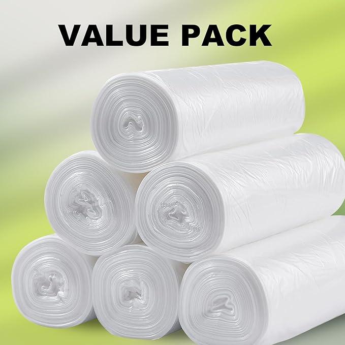 Trash Can Liner - Wholesale 1000 Count Garbage Bags on Perforated Roll 10-15 Gallon Multipurpose for Office Bathrooms Business Home Commercial and Industrial Needs - NeatNest