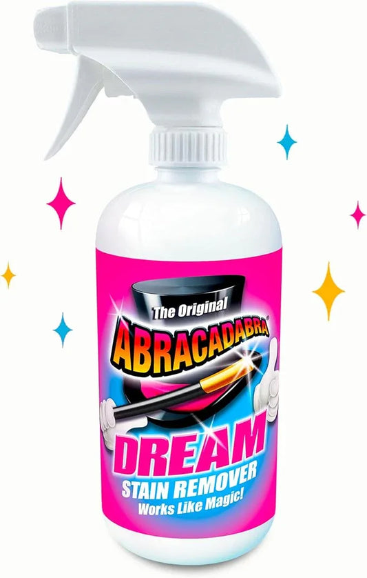 Abracadabra® Dream Stain Remover - 16oz Instant Stain Treatment for Fresh Spills & Set-In Stains, Kid & Pet Safe, Zero Bleach or Peroxide - For Clothing, Upholstery & Carpet - the perfect prewash - NeatNest