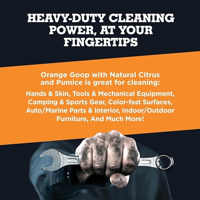 GOOP Orange Liquid with Pumice Multi-Purpose Waterless Hand Cleaner - 1 Gallon Pump Bottle - NeatNest