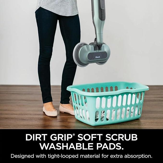 Shark S7000AMZ Steam & Scrub All-in-One Scrubbing and Sanitizing Hard Floor Steam Mop, Pure Water (Renewed) - NeatNest