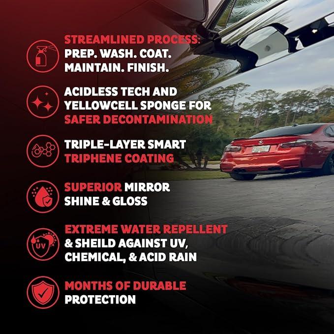 MAXL® Method Complete 9 Premium Auto Detailing Solution Bundle - All-in-One Car Detailing Kit for Deep Clean, Paint Protection, Instant Gloss, Spot-Free Drying, and Easy Rinse-Off Application - NeatNest