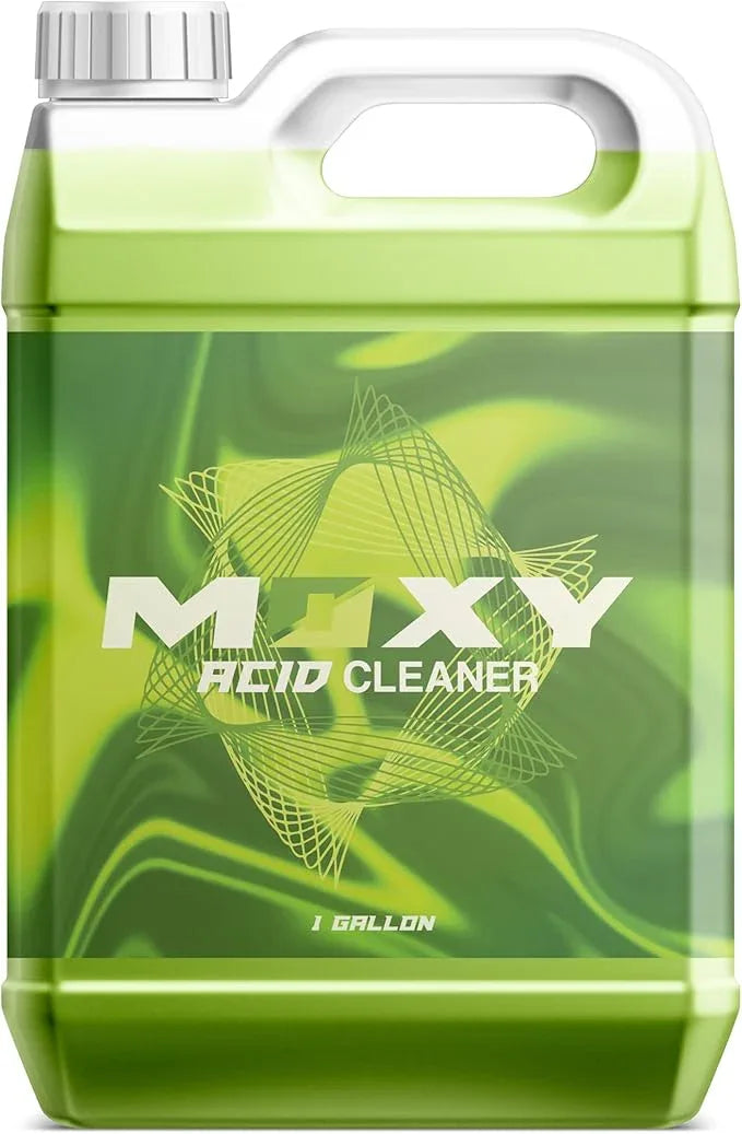 Moxy Acid Wheel and Tire Cleaner (1 Gallon) - Professional Car Wash Wheel Cleaner - Cleaning Spray for Car Detailing - Wheel Cleaning Kit Safe for Cars, SUVs, Motorcycles, RVs, and Trucks - NeatNest