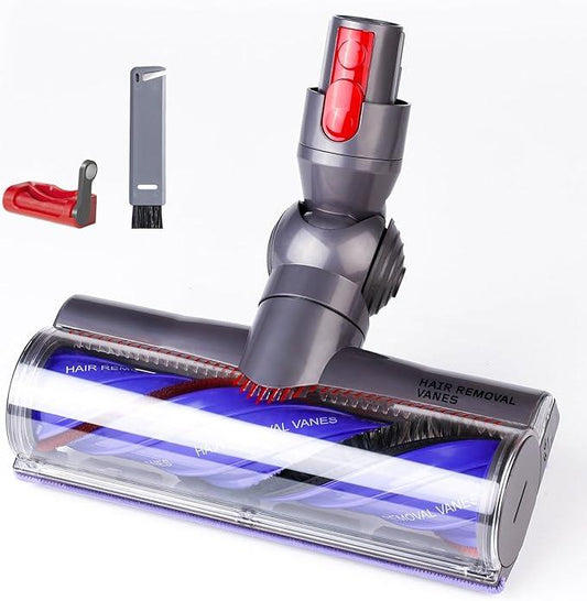 Quick-Release Replacement Vacuum Head Compatible with Dyson V7,V8, V10,V11,V15 Cordless Vacuum Cleaners, Upgrade Anti-Tangle Replacement Head for Carpets Rugs - NeatNest