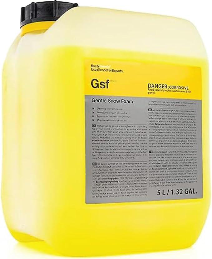 KOCHCHEMIE Gentle Snow Foam - pH Neutral Pre-Cleaning; Works With Foam Cannons & Sprayers; Manual Washing; Safe on Wax & Sealed Surfaces; Cherry Fragrance (5 Liters) - NeatNest